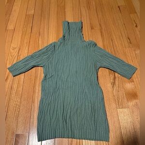 101Idees Green Turtleneck Sweater Size L/XL